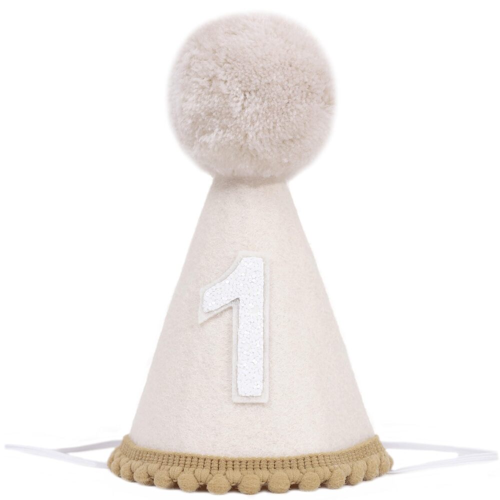 8333 Natural Boho Birthday Hat - 1st Birthday Hat, One Birthday Party